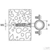 Kép 2/5 - Fischer fém távtaró csőbilincs metal AM 18 1db