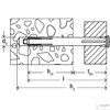 Fischer F10M202 fém ablakkeret dűbel 1db
