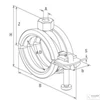 Fischer FGRS 25-30  csőbilincs (3/4˝) M8 csatlakozással 1db