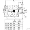 Kép 2/6 - Fischer FH II 12/50 SK nagyteljesítményű dübel 1db