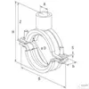 Kép 2/5 - Fischer masszív gumibetétes bilincs FRSM 1" M10/M12 1db