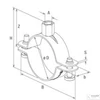 Fischer FRSN 166-175 M10/M12 csőbilincs 1db