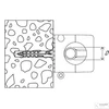 Fischer SCH 812 vezetékbilincs nylon 1db