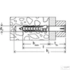 Fischer SXR 10 x 140 T R rögzítődübel 1db