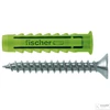 Fischer SX 6 S/10 műanyag dűbel csavarral GREEN 1db