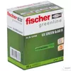 Kép 5/6 - Fischer UX 6LR műanyag dűbel peremes GREEN 1db