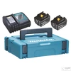 Makita 18V LXT Li-ion 2x5,0 Ah akku + DC18RC töltő készlet + MAKPAC