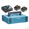 Makita 18V LXT Li-ion 2x6,0 Ah akku + DC18RC töltő készlet + MAKPAC