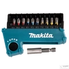 Makita 11 részes bitkészlet PH1,PH2,PH3,PZ1,PZ2,PZ3,T15,T20,T25,T30 bittartóval