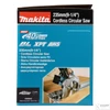 Makita 40Vmax XGT Li-ion BL AWS 235mm körfűrész Z