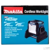 Makita 40V max XGT 249x298x386mm akkus LED lámpa ML103 1100 lumen Z