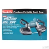 Makita 40Vmax XGT Li-ion BL 1000W szalagfűrész v:127mm Z