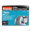 Kép 19/21 - Makita 40Vmax XGT Li-ion BL 18kPa 195W HEPA háti porszívó Z