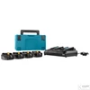 Makita 18V LXT Li-ion 4x6,0Ah akku + DC18RD töltő készlet + MAKPAC