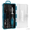 Makita 47db-os bit és dugókulcskészlet racsnis behajtóval
