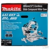 Kép 27/39 - Makita DLS211PT2U 2x18V LXT Li-ion BL AWS 305mm gérvágó dual DXT 2x5,0Ah+DT