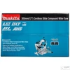 Kép 28/39 - Makita DLS211PT2U 2x18V LXT Li-ion BL AWS 305mm gérvágó dual DXT 2x5,0Ah+DT