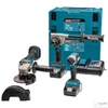 Makita DLX3155TJ 18V LXT Li-ion BL szett DDF486+DGA504+DTD153+2x5,0Ah MP3,4
