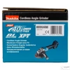 Makita GA013GZ 40V max XGT Li-ion BL 125mm sarokcsiszoló Z + FÉK géptest