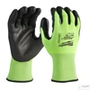 Milwaukee Hi-Vis Vágásbiztos kesztyű 3. vágási szint  - 10XL - 1 pár