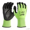 Milwaukee Hi-Vis Vágásbiztos kesztyű 3. vágási szint  - 11/XXL - 1 pár