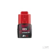 Milwaukee M12 B2 REDLITHIUM-ION AKKUMULÁTOR  12 V, 2,0 AH