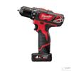 Kép 1/24 - Akkus gép Fúró-csavarbehajtó 10,8-12V Milwaukee M12BDD-202X M12™ FÚRÓCSAVAROZÓ Kisgéponline