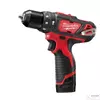 Kép 11/30 - Milwaukee M12BPD-202X M12™ ÜTVEFÚRÓ-CSAVAROZÓ