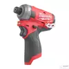 Kép 9/19 - Milwaukee M12FQID-202X M12 FUEL™ SURGE™ ¼″ HEX HIDRAULIKUS ÜTVECSAVAROZÓ