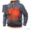 Kép 3/4 - Milwaukee M12 HHGREY3-0(XL)  M12 FűTHETő KAPUCNIS PULÓVER- SZÜRKE