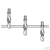 Kép 2/2 - Z menetfúró metrikus kombinált gépi HSS-G M3xSW1/4" BOHRCRAFT