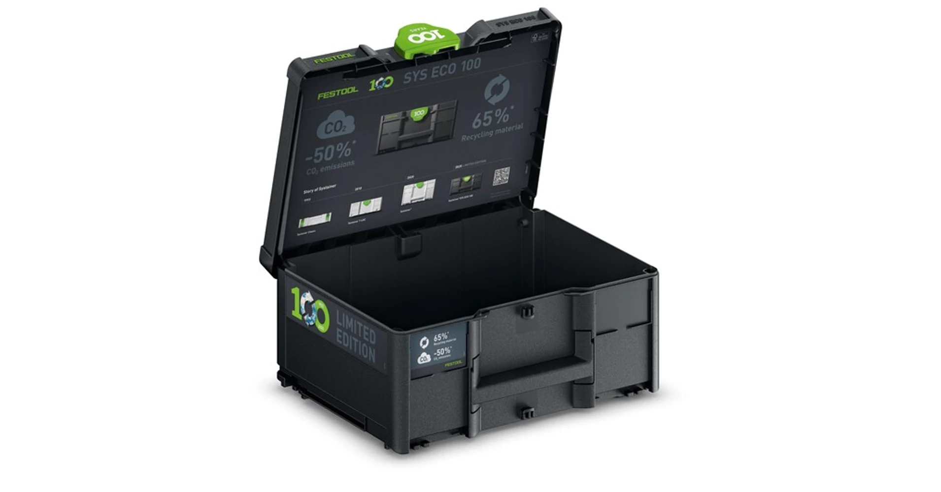 Festool Systainer³ SYS3 DF M 187 (mit Abdeckung für Beschriftungsfeld