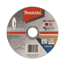 Tartozék Vágás és darabolás Inoxvágó tárcsa Makita vágókorong INOX 125x1,6 mm Kisgéponline