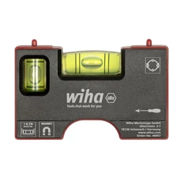 WIHA Pocket Mini villanyszerelő vízmérték 80mm 