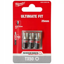 Milwaukee Shockwave bit TX50 25mm - 3 db