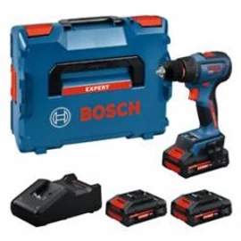 Bosch EXSR18V-90 akkus fúró-csavarozó (EXBA 3x4,0 Ah akkuval; GAL 18V-40 töltővel) L-Boxx-ban