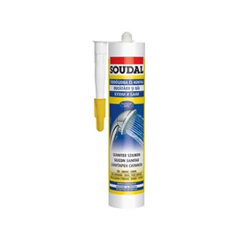 Soudal Szaniter szilikon-fehér/280ml