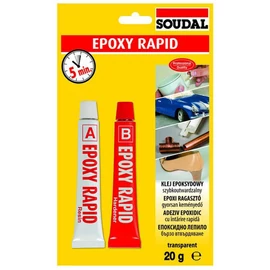 Soudal fémragasztó 2x10g rapid epoxy v1/20g