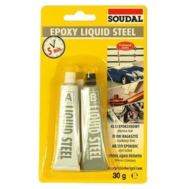 Soudal fémragasztó 2x15ml araldite liQuid Steel