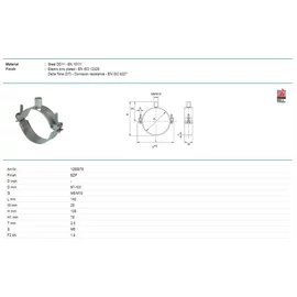 Tyco Perfect-N 97-103mm M8/M10 bilincs gumibetéTyco nélkül