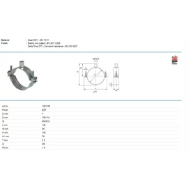 Tyco Perfect-N 4½M8/M10 bilincs gumibetéTyco nélkül
