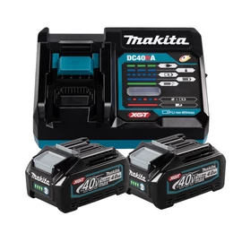 Makita 40Vmax XGT akku pack 2x4.0 Ah + töltő