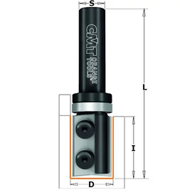 CMT Egyenes maró késekkel, Z2 S=12 D=19X48.3