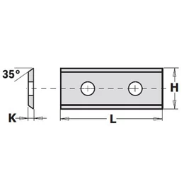 CMT Keményfém cserelapka 30x12x1,5