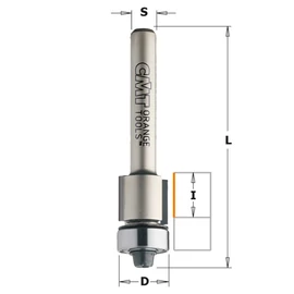CMT FLUSH TRIM BIT -DP- S=8 D=12.7X11