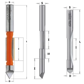 CMT felsőmaró vezetővel,HW S=8 D=8X19X64