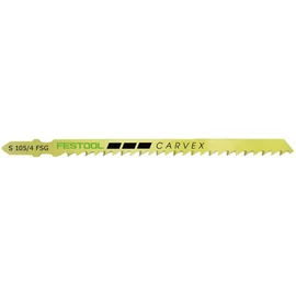 Festool szúrófűrészlap terpesztett fogakkal és kúpos köszörüléssel. Ideális fa alapú anyagokhoz, vezetősínnel is használható. 20 db/csomag.