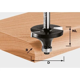 Festool Lekerekítomaró, HW D16,7/R2 KL
