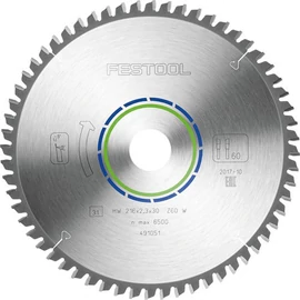 Festool Körfurészlap, HW 216X2,3X30 W60