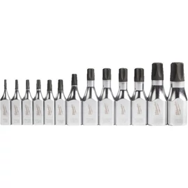 Milwaukee 1/4" + 3/8" Dugókulcs Torx belső kulcsnyílású  szett 13 részes